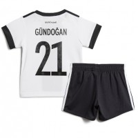 Camisa de time de futebol Alemanha Ilkay Gundogan #21 Replicas 1º Equipamento Infantil Mundo 2022 Manga Curta (+ Calças curtas)